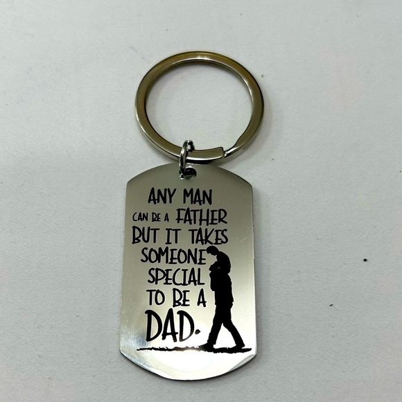 Fathers Day Gift for Dad Keychain - Picture 2 of 4